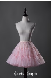 Classical Puppets A-Line Petticoat I(In Stock/Black Only)